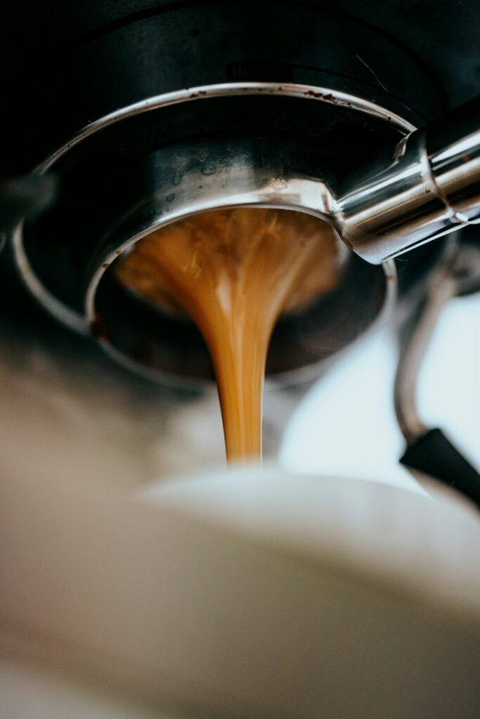 Espresso en cours d'extraction